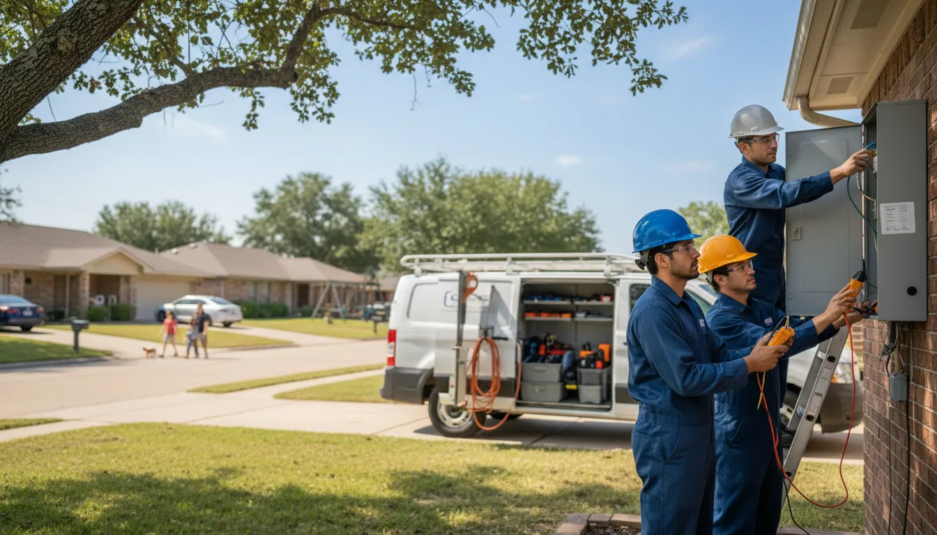 Certified electrician providing emergency electrical services in Fortuna, ND